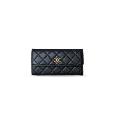 CHANEL CLASSIC WALLET CAVIAR AP5076 (19*10*3cm)